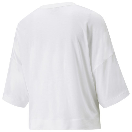 Puma Γυναικεία κοντομάνικη μπλούζα Classics Oversized Splitside Tee Puma Γυναικεία κοντομάνικη μπλούζα Classics Oversized Splitside Tee